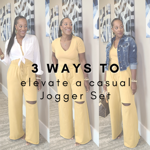 How to Elevate a Casual Jogger Set