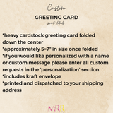 'Holiday Essential' Fierce New Year 2024 Greeting Card