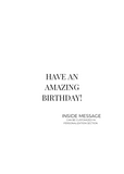 'Birthday Essential' Born In August Birthday Greeting Card