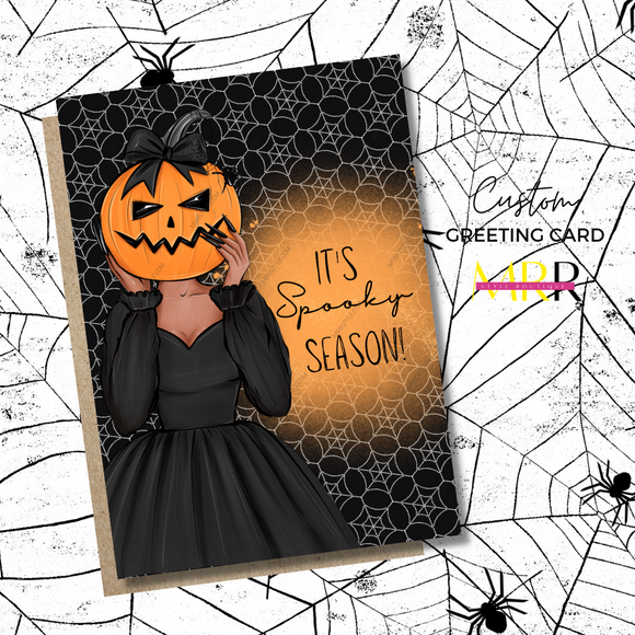 'Fall Essential' Spooky Season Halloween Greeting Card