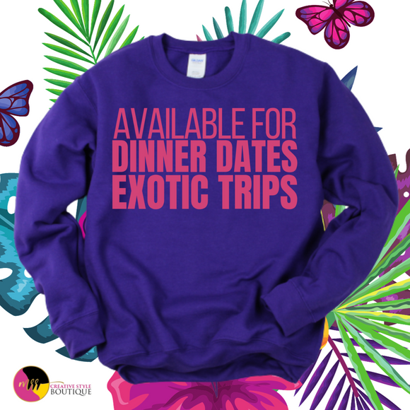 'Streetwear Essential' Available for Dates Pullover Sweatshirt (S-2X)