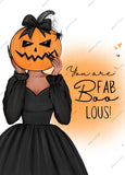 'Fall Essential' Fab Boo Lous Thank You Halloween Greeting Card