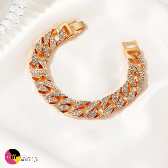 'Diamond Luxe' Cuban Bracelet